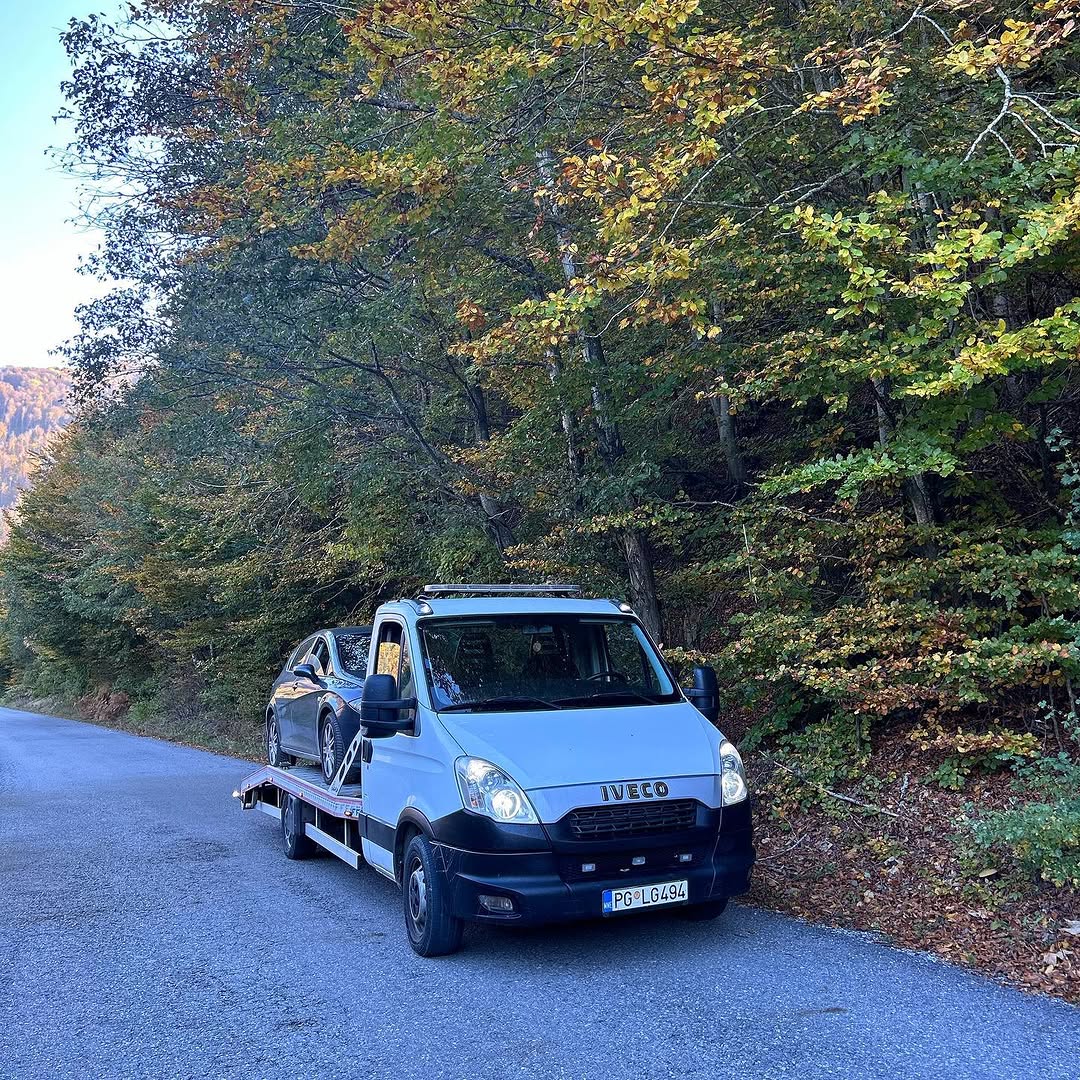 Slep sluzba Pancevo - transport vozila planinskim putem